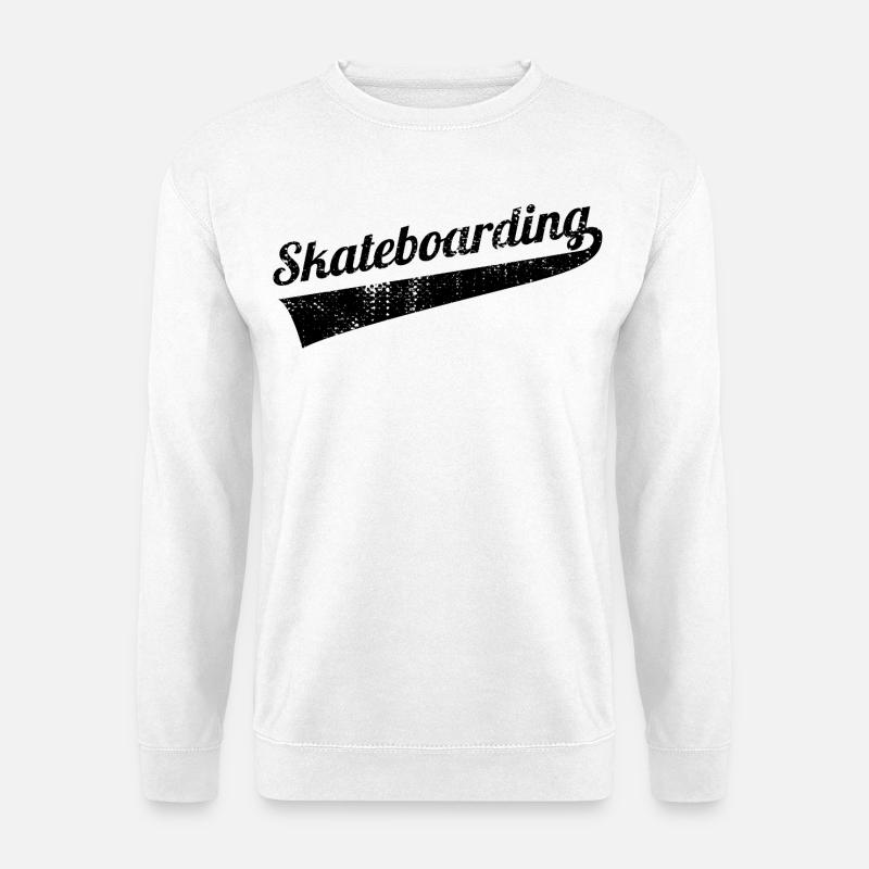 Skateboarding - Unisex Pullover - Weiß