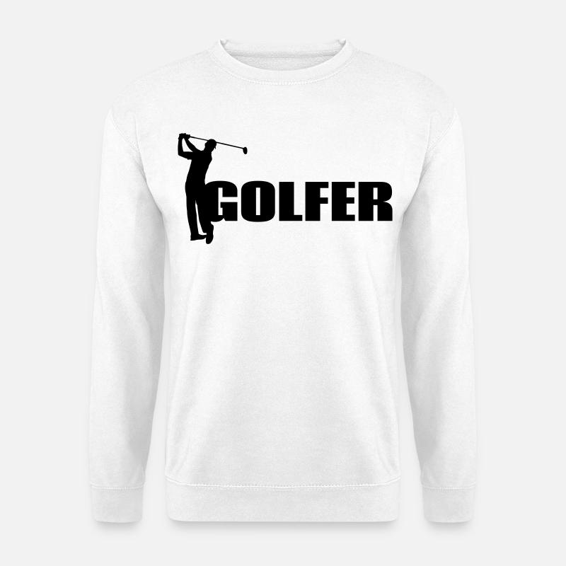 Golfer - Unisex Pullover - Weiß