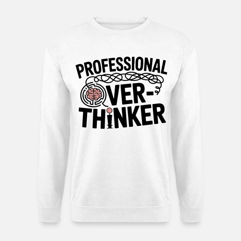 Professioneller Kopfdenker - Unisex Pullover - Weiß