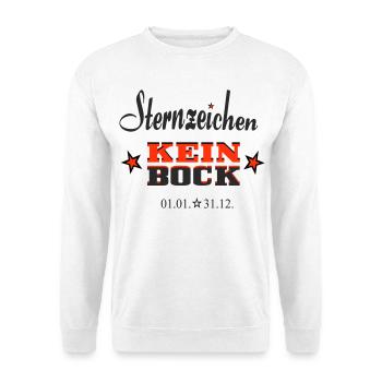 Sternchen Kein Bock Jahreskalender - Unisex Pullover - Weiß - Vorne