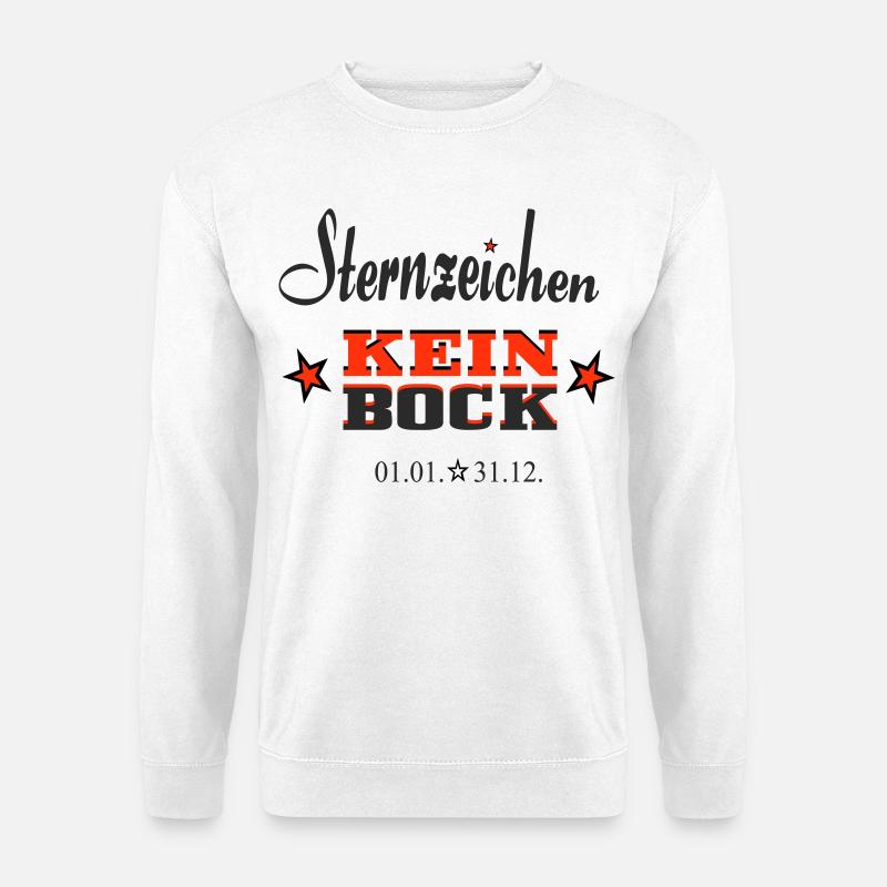 Sternchen Kein Bock Jahreskalender - Unisex Pullover - Weiß