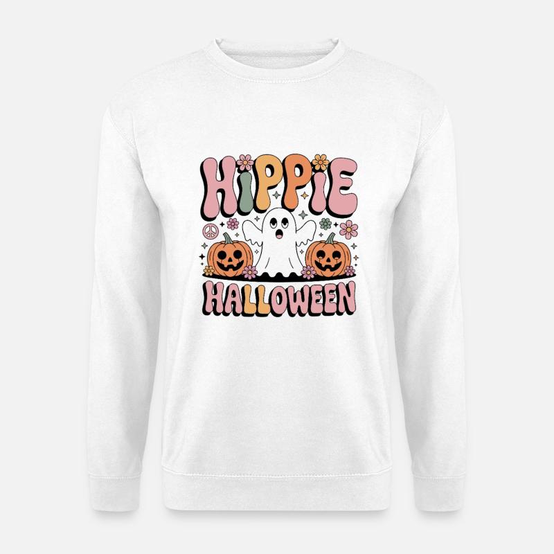 Hippie Halloween - Unisex Pullover - Weiß