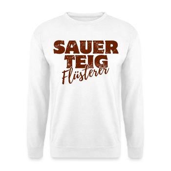 Sauerteig Flüsterer - Unisex Pullover - Weiß - Vorne
