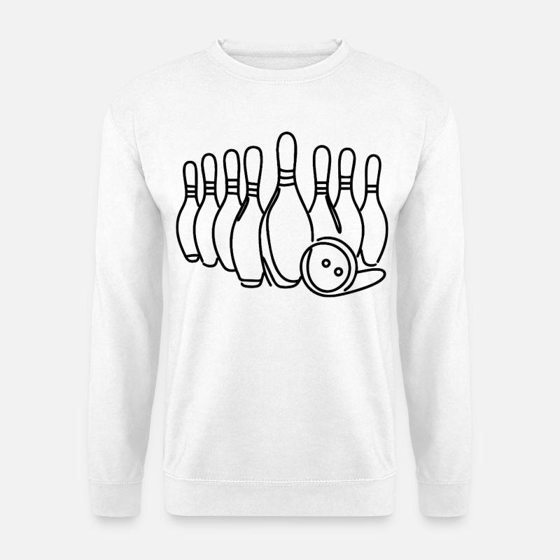 Bowling Pins - Unisex Pullover - Weiß