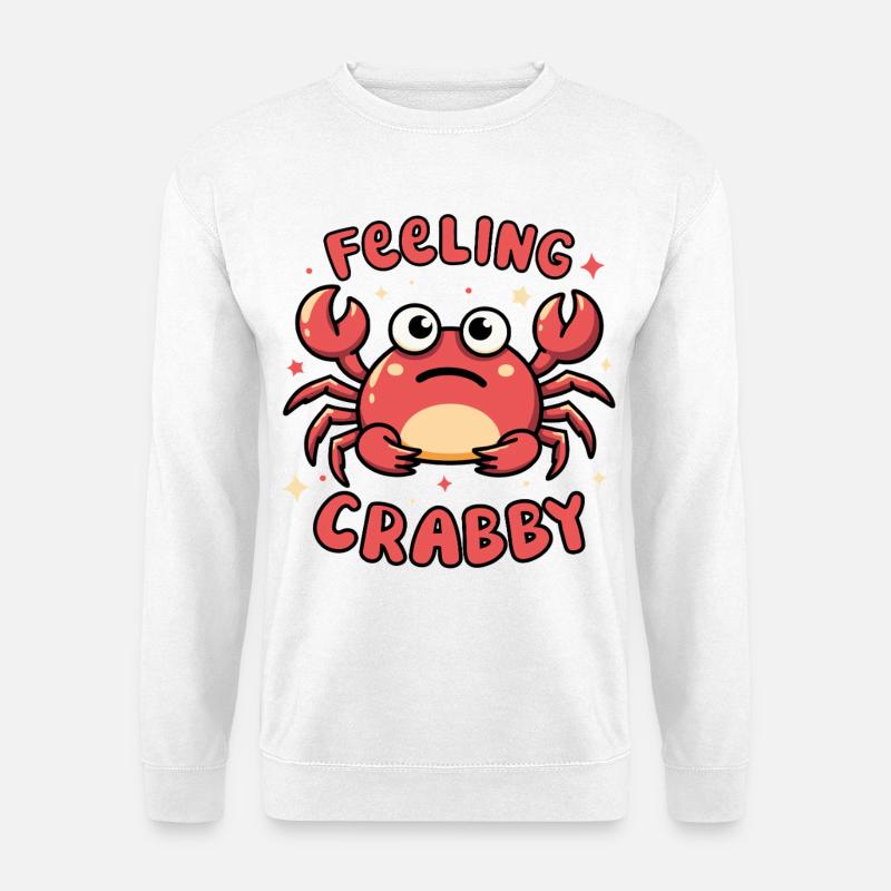 Sich mürrisch fühlen - Unisex Pullover - Weiß