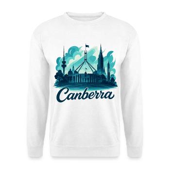 Canberra Hauptstadt Australien maritim Geschenk - Unisex Pullover - Weiß - Vorne