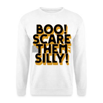 Boo Scare Them Silly - Unisex Sweatshirt - white - Front