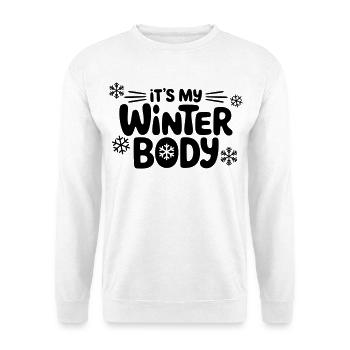 winter body - Unisex Sweatshirt - white - Front