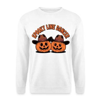 Haunted Halloween Pumpkin Dancer - Unisex Sweatshirt - white - Front
