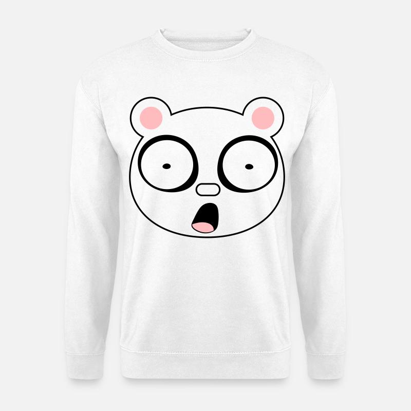 Panda - Unisex Pullover - Weiß