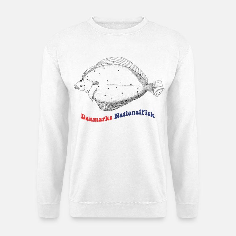 Denmark's National Fish Beet Spaette - Unisex Sweatshirt - white