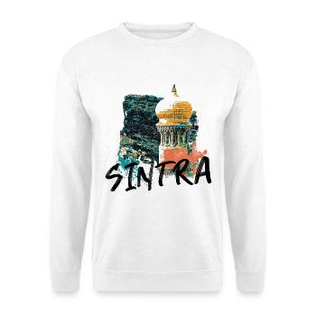 Typical Moorish tower of Sintra Park illustration - Unisex Sweatshirt - white - Front
