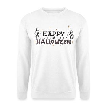 Dark Halloween Festive Typography - Unisex Sweatshirt - white - Front