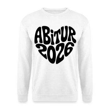 Abitur 2026 - Unisex Pullover - Weiß - Vorne