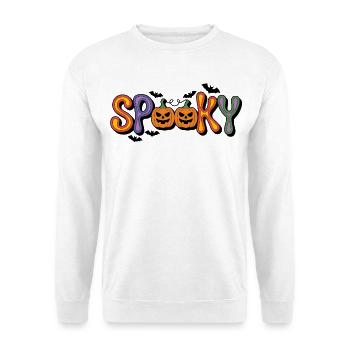 Spooky Pumpkin Lettering - Unisex Sweatshirt - white - Front
