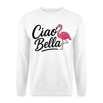Ciao Bella - Unisex Pullover - Weiß - Vorne
