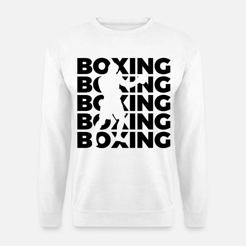 Boxen - Unisex Pullover - Weiß