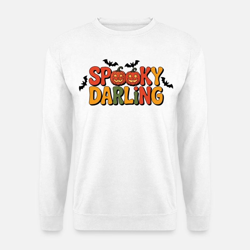Spooky Darling Halloween - Unisex Pullover - Weiß