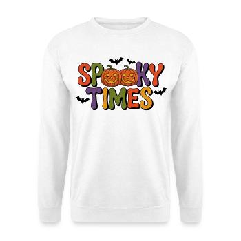 Spooky Times Halloween Pumpkin - Unisex Sweatshirt - white - Front