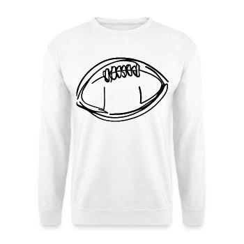 Football Ball Sketch - Unisex Sweatshirt - white - Front