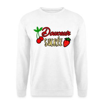 Kirsch-Erdbeer-Süße Leckerei - Unisex Pullover - Weiß - Vorne
