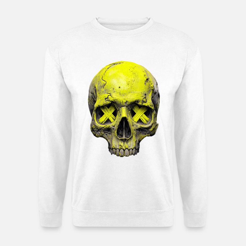 Neon X Skull - Unisex Sweatshirt - white
