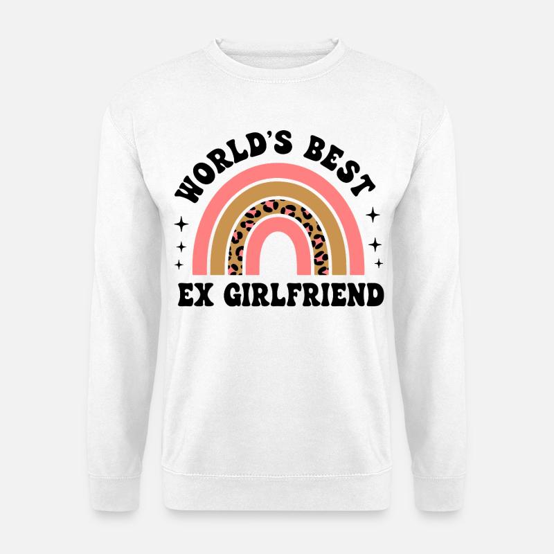Leopard Rainbow Pattern - Unisex Sweatshirt - white