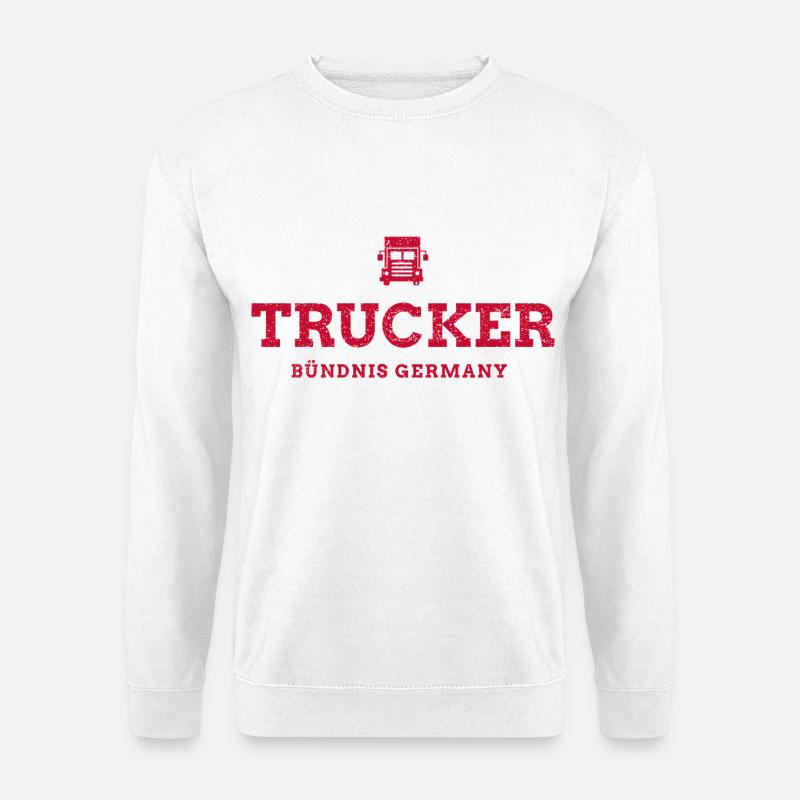 Truckers Gegen Gewalt - Unisex Pullover - Weiß