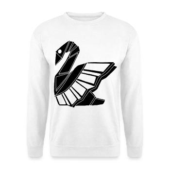 Trauerschwan - Unisex Pullover - Weiß - Vorne