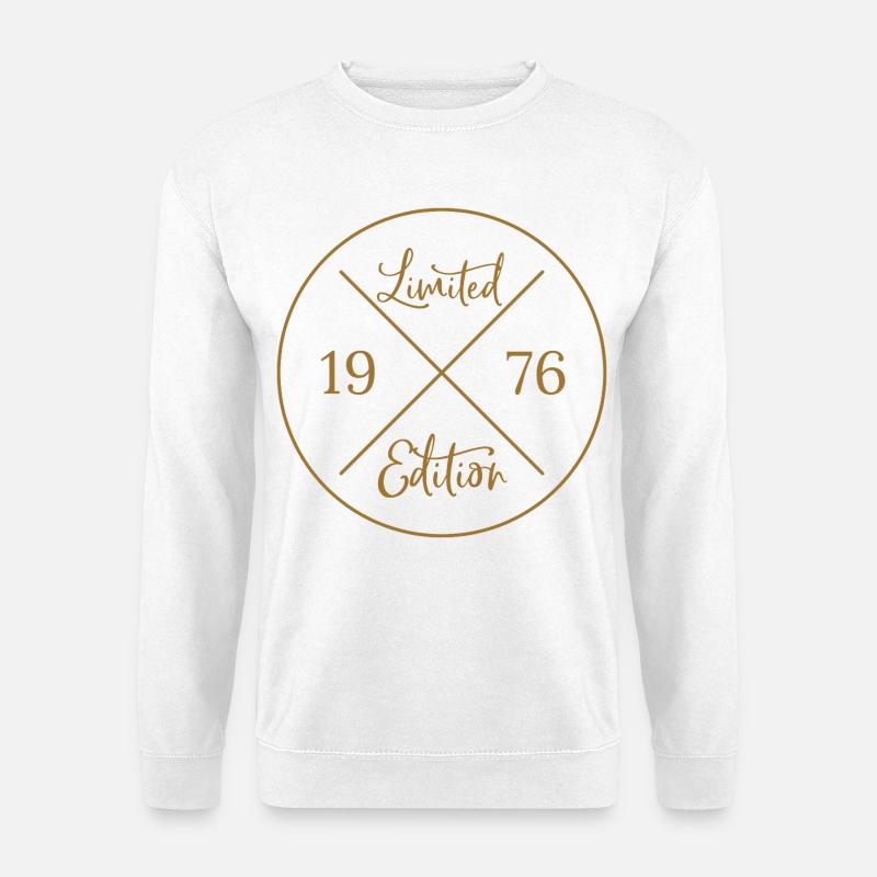 Geschenk 50. Geburtstag - Limited Edition 1976 - Unisex Pullover - Weiß