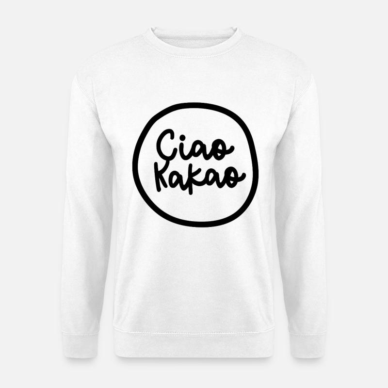 "Ciao Kakao" - Unisex Pullover - Weiß