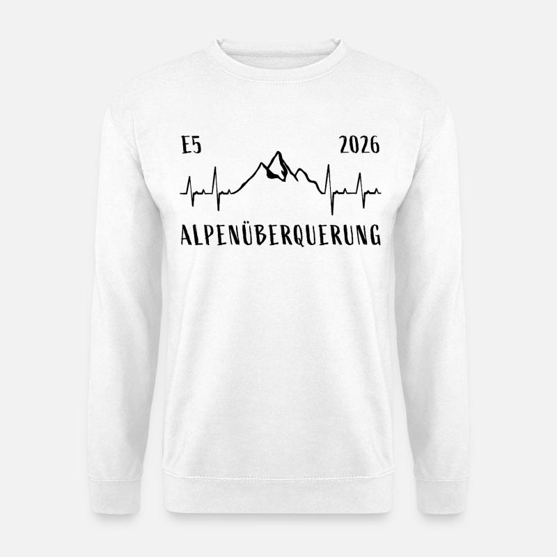 Crossing the Alps E5 2026 - Unisex Sweatshirt - white