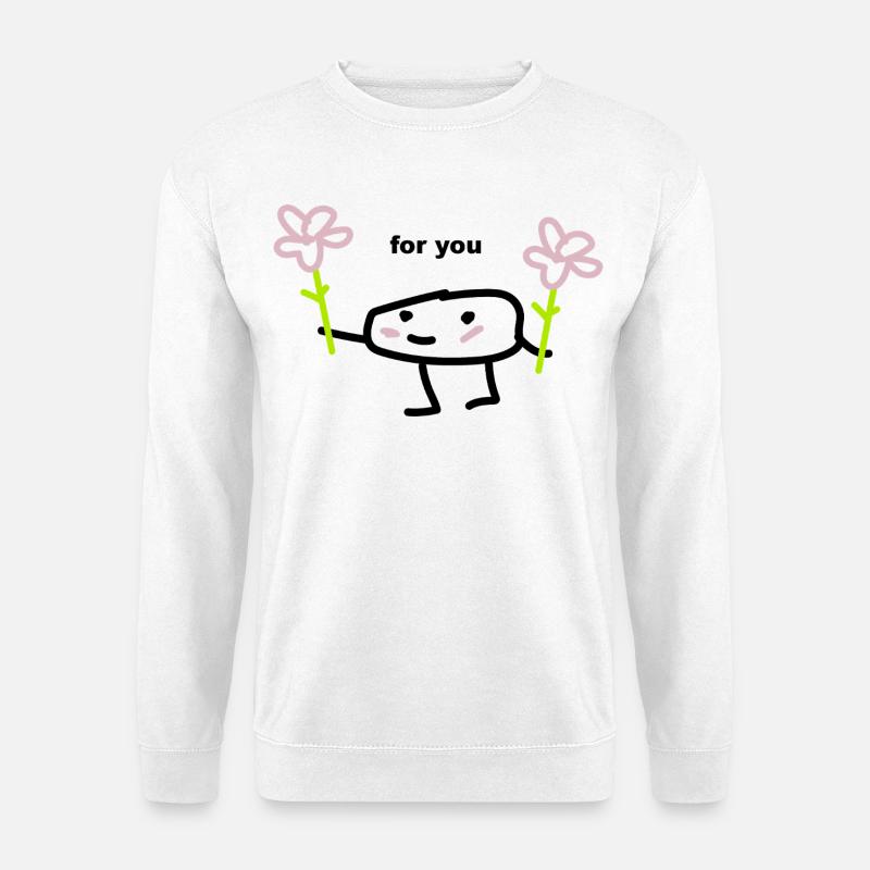 Geschenk Tshirt aus Sueß  - Unisex Pullover - Weiß