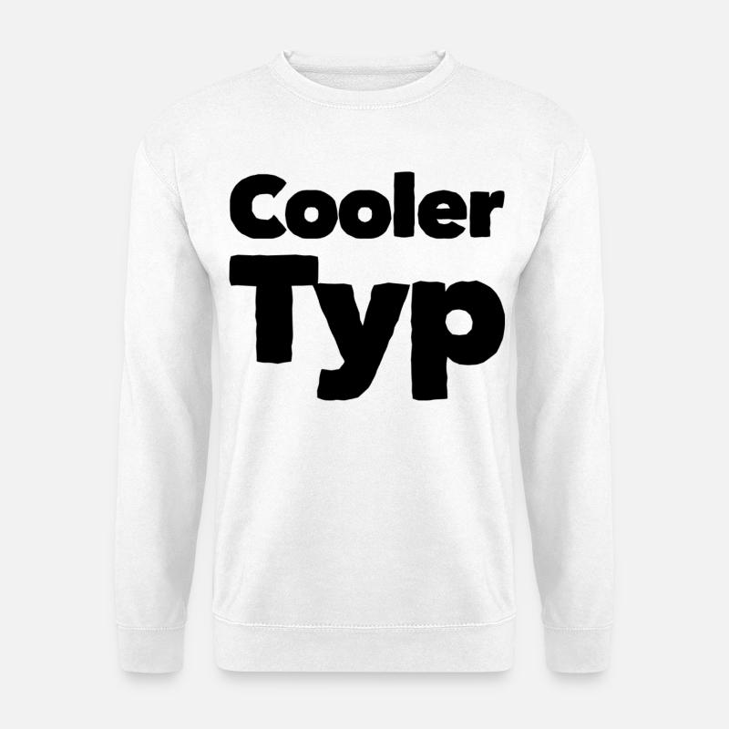 cool guy - Unisex Sweatshirt - white