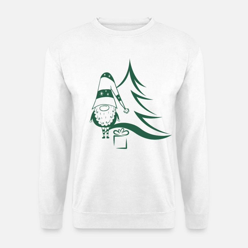 Weihnachtswichtel - Unisex Pullover - Weiß