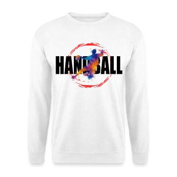 Handball - Unisex Pullover - Weiß - Vorne