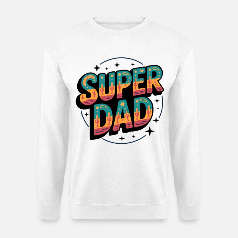 Super Dad Desert Sunset - Unisex Sweatshirt - white