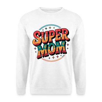 Supermom Wüstenfarben Design - Unisex Pullover - Weiß - Vorne