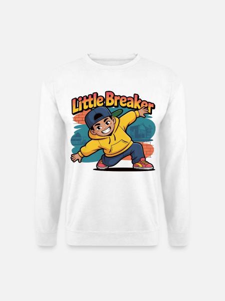 Little Breaker – Style de rue hip-hop pour enfants - Sweat-shirt Unisexe - blanc