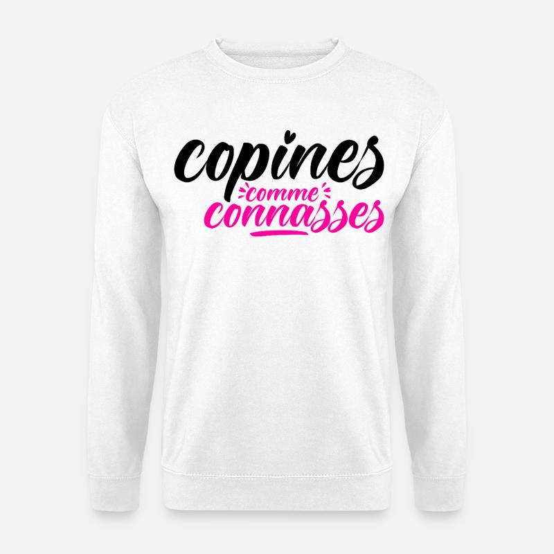 Freundinnen mögen beste Freundinnen - Unisex Pullover - Weiß