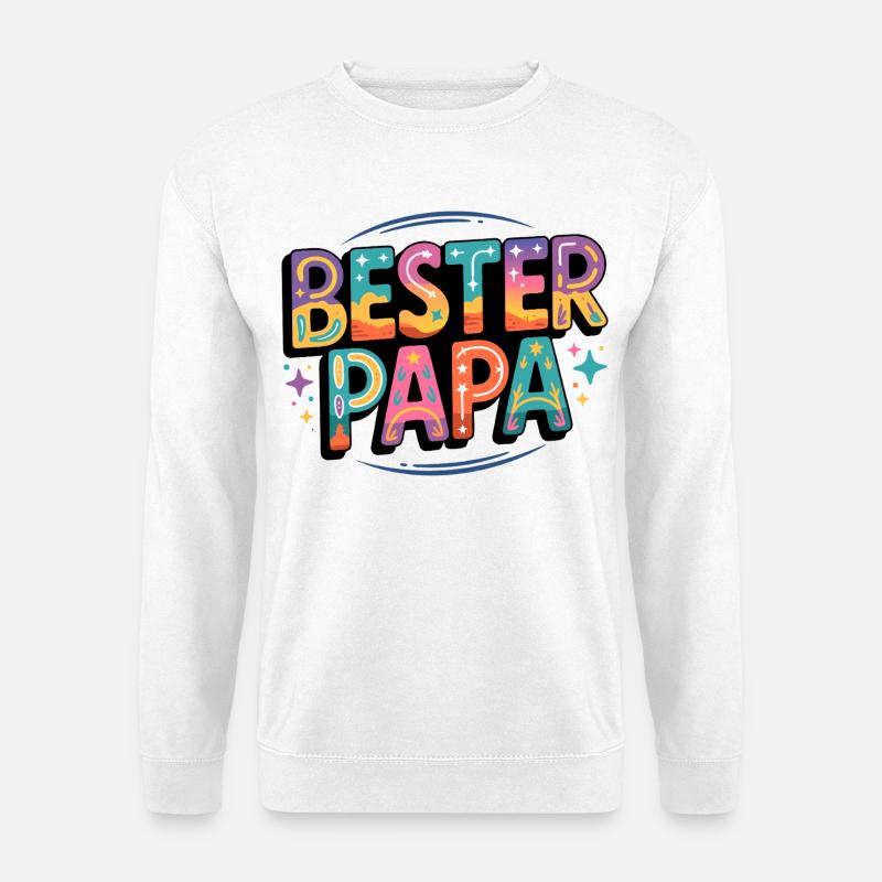 Bester Papa - Unisex Pullover - Weiß
