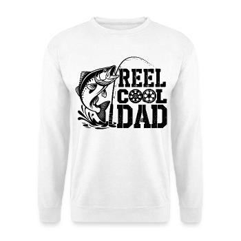 Pêcheur, pêcheur, pêcheur, poisson, moulinet, Cool Dad - Sweat-shirt Unisexe - blanc - Devant