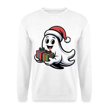 Christmas spirit with gifts - Unisex Sweatshirt - white - Front