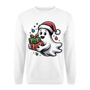 Christmas spirit with gifts - Unisex Sweatshirt - white - Front