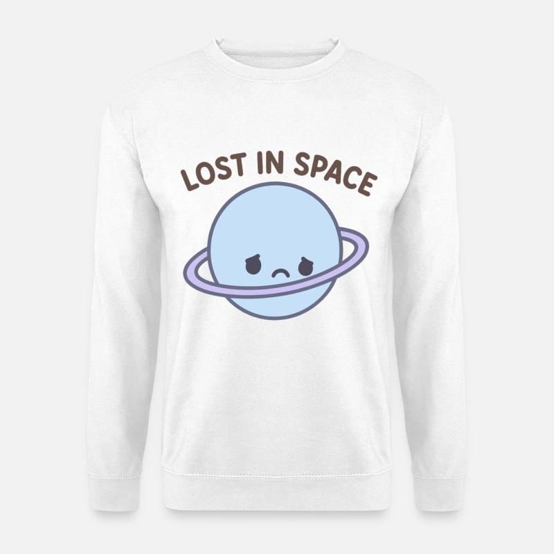 Lost in Space Planet - Unisex Pullover - Weiß