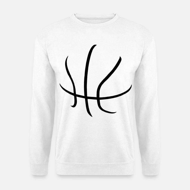 Basketball - Unisex Pullover - Weiß