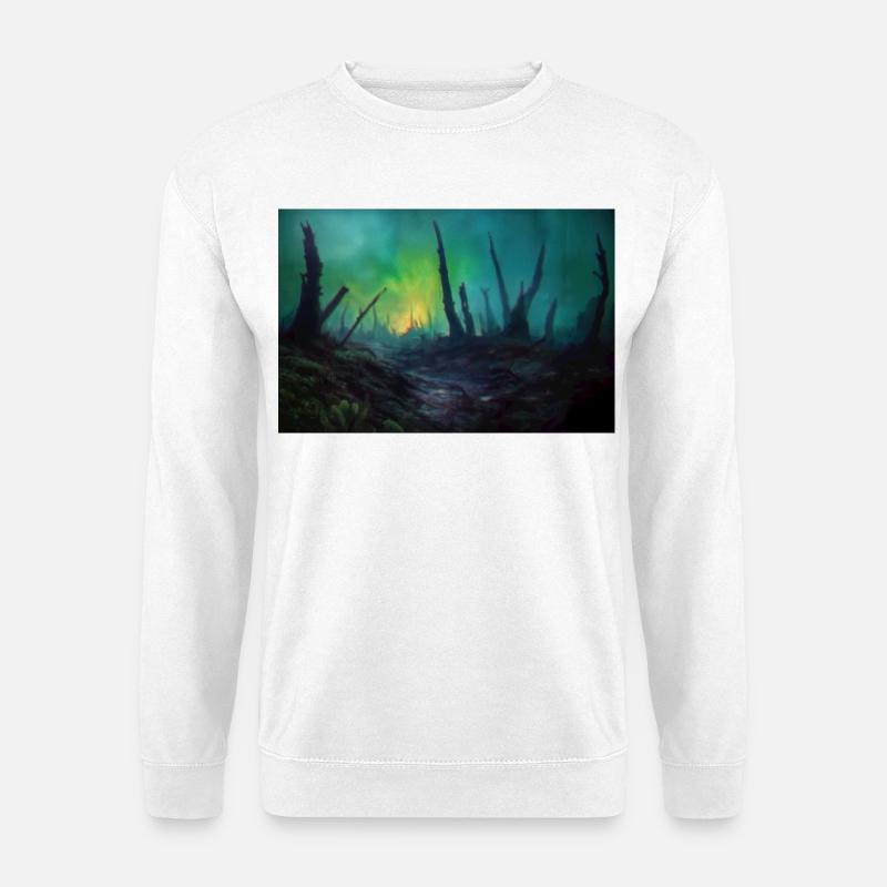 Dark Fantasy Illustration - Unisex Pullover - Weiß
