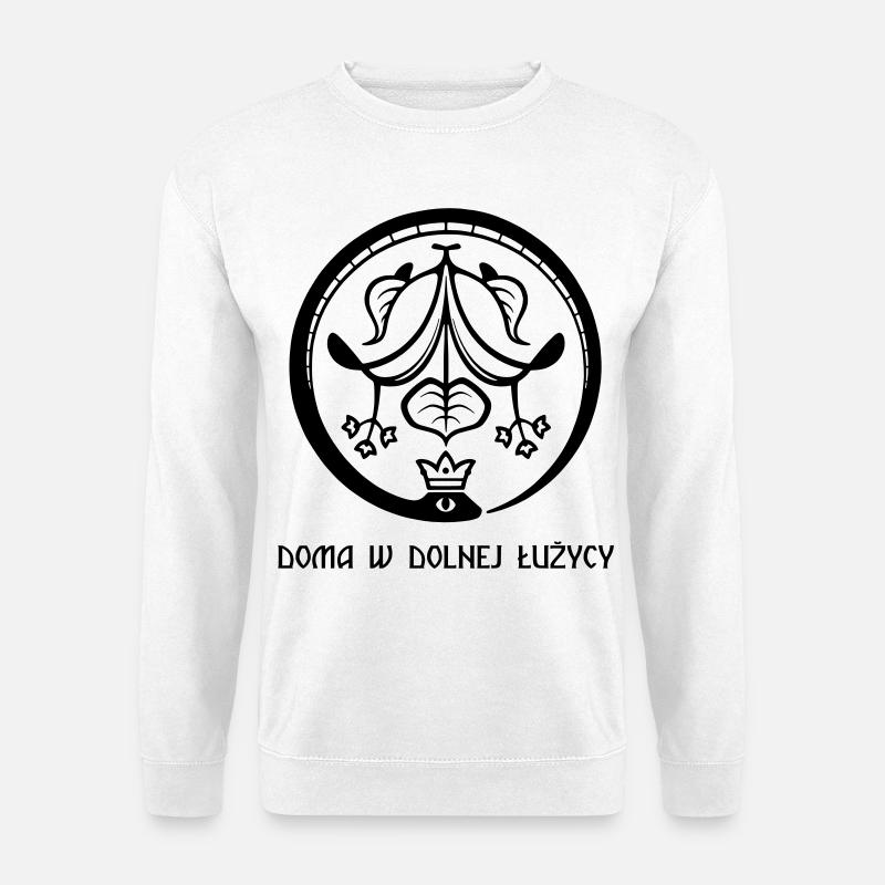 Ouroboros des Spreewaldes schwarz - Unisex Pullover - Weiß