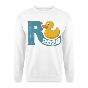 Gummy Duck Pension 2026 - Retraite - Pension - Sweat-shirt Unisexe - blanc - Devant