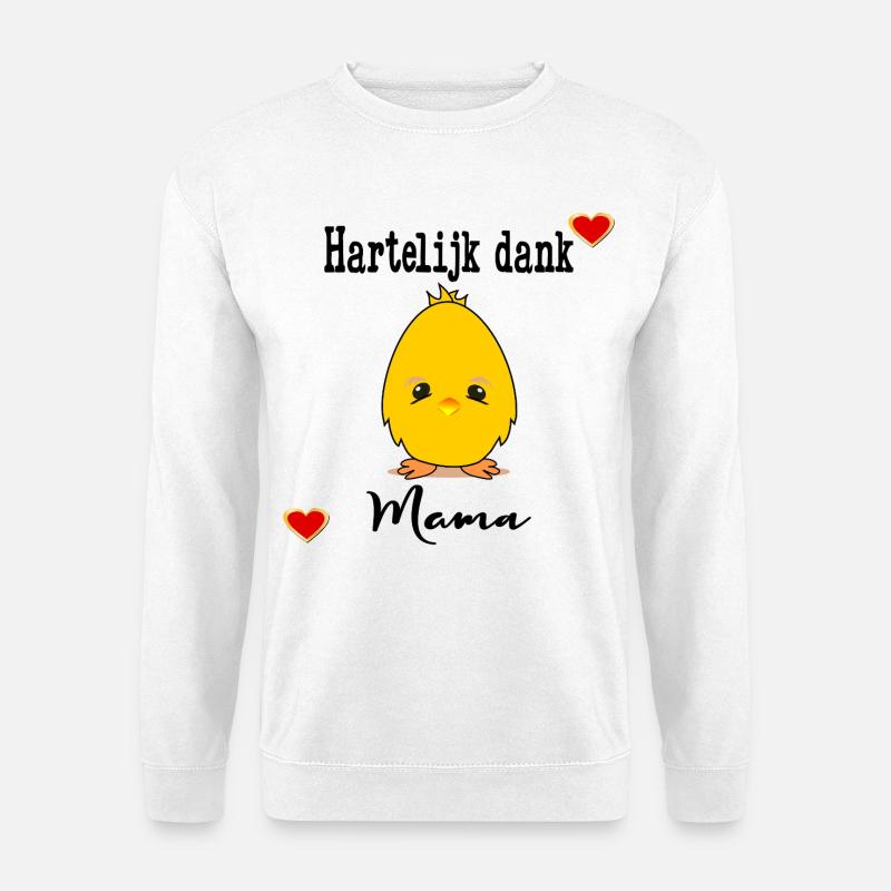 Vielen Dank Mama - Unisex Pullover - Weiß